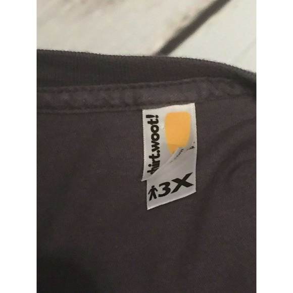 3X Mens Shirt Woot Humor Mouse Front Back Head/Tail Portal Game Cheese Block - Picture 5 of 6